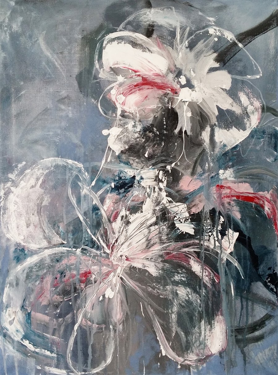 Apple Blossom, maalaus, Nadja Mikkilä, 2015