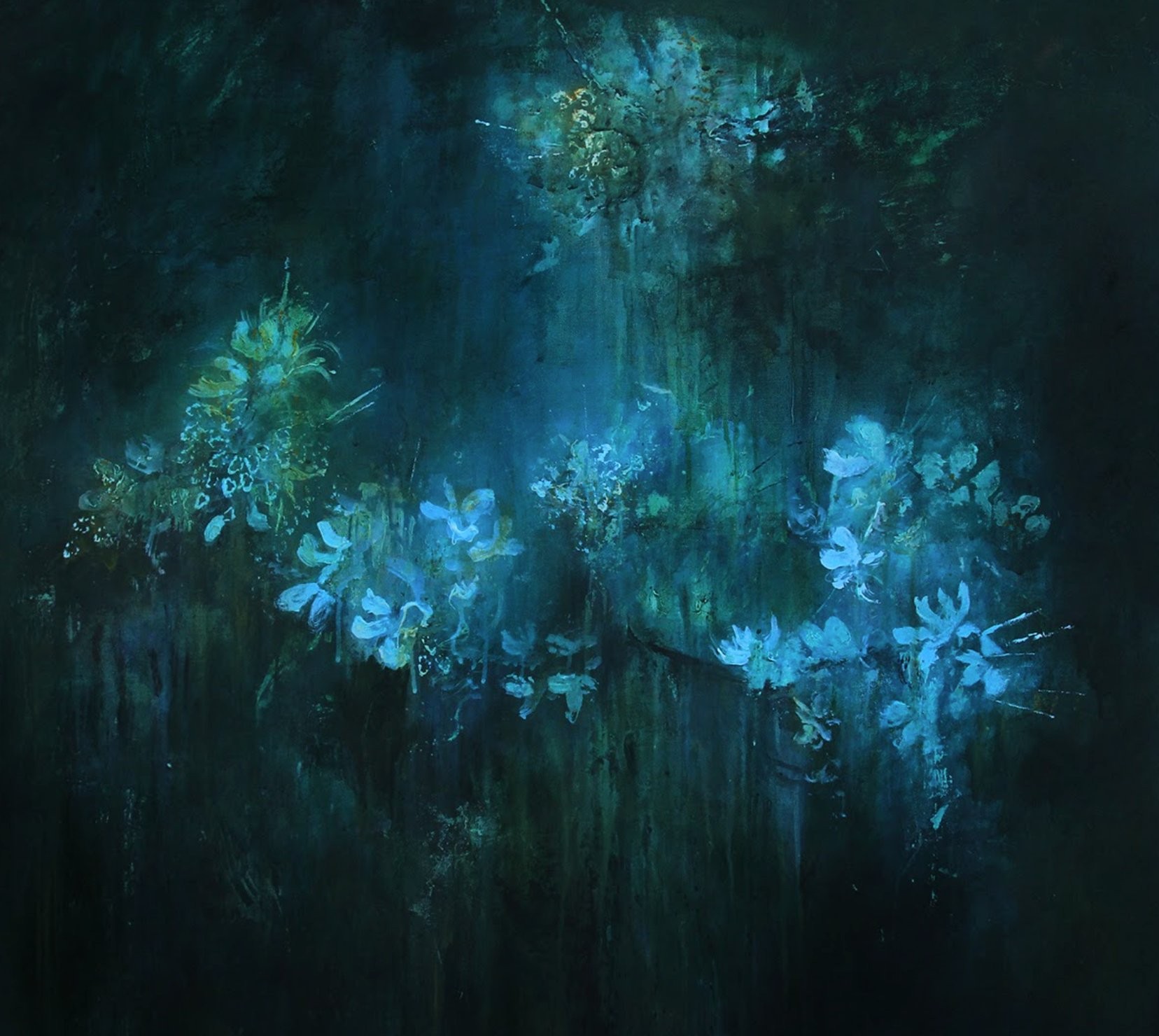 Fading Dream, maalaus, Nadja Mikkilä, 2015