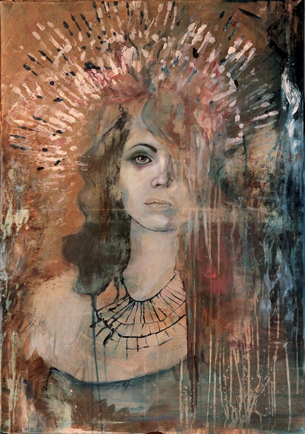 Glory, maalaus, Nadja Mikkilä, 2015