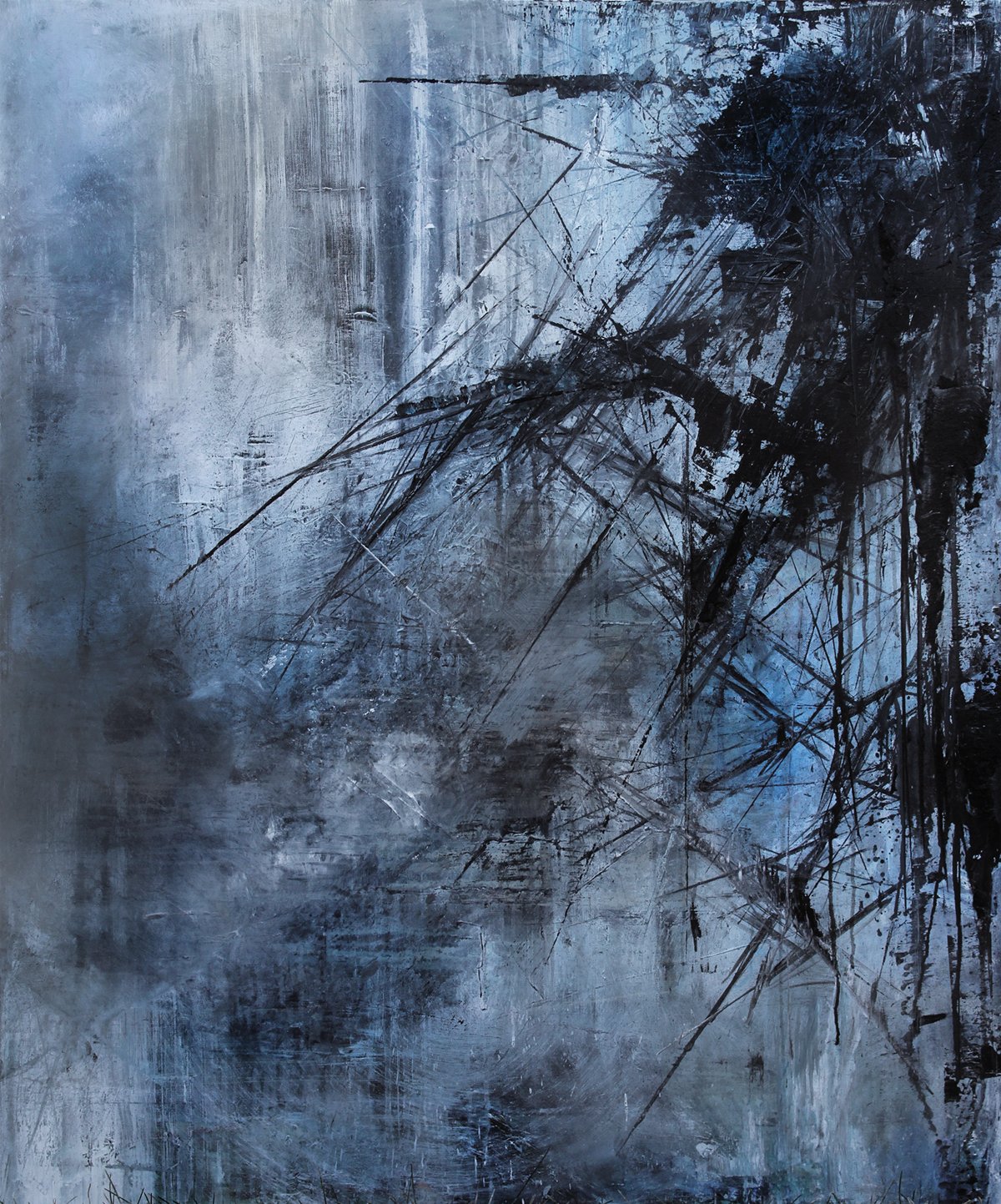 Zero, maalaus, Nadja Mikkilä, 2015